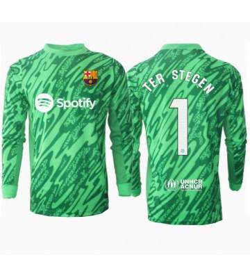 Barcelona Ter Stegen #1 Brankář Venkovní Dres 2024-25 Dlouhým Rukávem